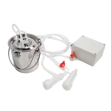 Электрическая доярка объемом 3 л без помощи рук с силиконовой чашкой из нержавеющей стали и отверстием для трубки