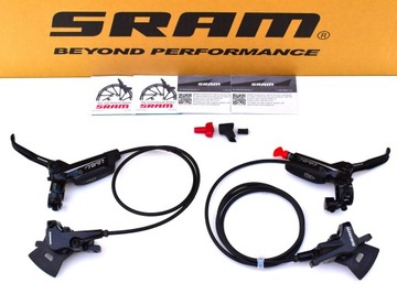 SRAM LEVEL T komplet przód + tył MATCHMAKER zestaw hamulce hydrauliczne PM