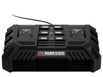 Szybka podwójna ładowarka PARKSIDE 20V 4.5A