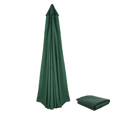 Parasol klasyczny Ferocity zielony 300 x 0 cm