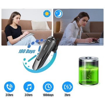 Гарнитура Feegar BF400 Pro BT 5.0 CVC ENC HD 30 часов