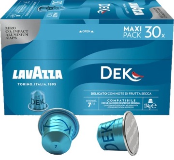 Kapsułki do Nespresso Lavazza Nespresso Deka 30 szt. bezkofeinowa