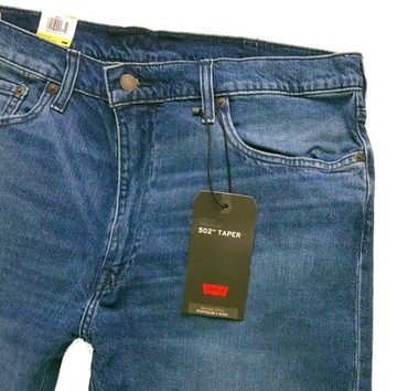 Levi's 502 -Taper jeansy męskie -596840117- oryg. nowa kol. Levis - W40/L36