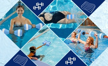 ПЕННЫЕ ГантелиАКСЕССУАРЫ ДЛЯ ВОДНЫХ СПОРТИВНЫХ МЯЧИ ДЛЯ ПЛАВАНИЯ 3ШТ.