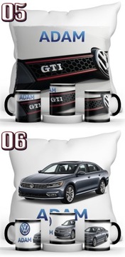 VOLKSWAGEN MAGIC КРУЖКА + ПОДУШКА + НАБОР ИМЕНИ