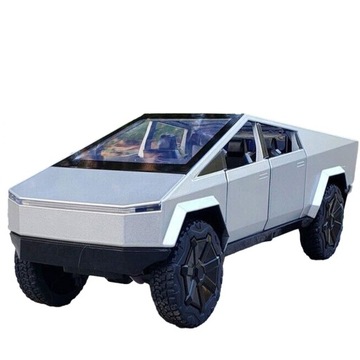 OTWIERANE DRZWI LED DŹWIĘK ZABAWKA 1:24 MODEL TESLA CYBERTRUCK DLA DZIECI