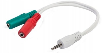 Adapter/rozdzielacz Mini Jack(M) 4PIN 2xMini Jack