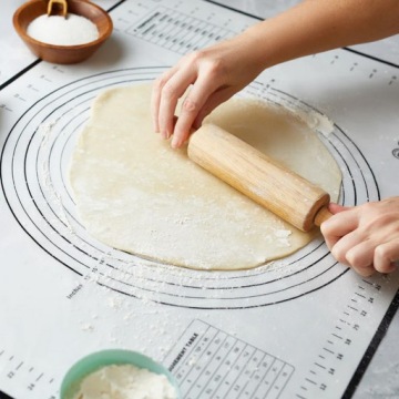 СИЛИКОНОВЫЙ КОВрик ДЛЯ КУХОННОГО СТОЛИКА РАЗМЕРОМ 50х70СМ, БЕЛЫЙ ДЛЯ РАСКАТЫВАНИЯ XXL