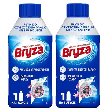 Bryza Płyn do Czyszczenia Pralki ORIGINAL 2 X 250ml