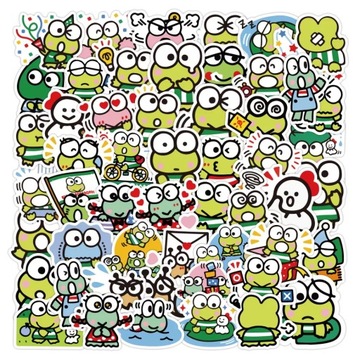 FROG FROGS MIX НАКЛЕЙКИ НАКЛЕЙКИ СТИКЕР БОМБА 50 шт.