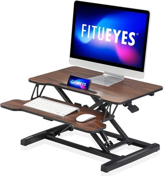 STOLIK POD LAPTOPA ROZKŁADANY REGULACJA BRĄZ 64CM