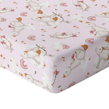 PRZEŚCIERADŁO DO ŁÓŻECZKA 120x60 Z GUMKĄ GRUBA BAWEŁNA 100% PRODUKT POLSKI