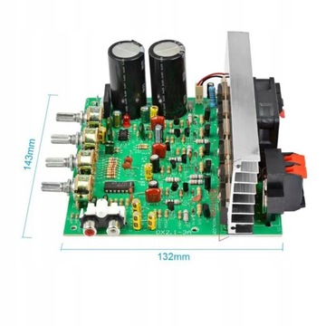 HiFi 2.1-канальный усилитель мощности, звук динамика