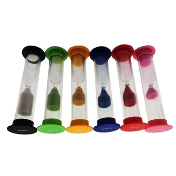 Набор из 6 песочных часов и 30 песочных часов.