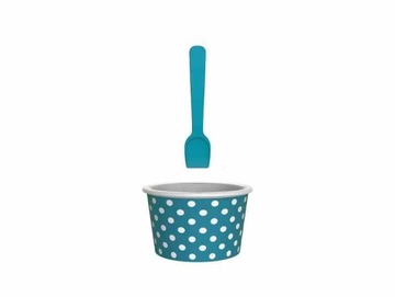 Miseczka na lody, niebiesko-biała, Zak!Designs