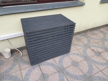 Деревянная крышка кондиционера - Натуральные цвета - Крышка кондиционера