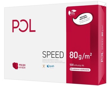 Копировальная бумага для принтеров POLSPEED А4 80г 500л.