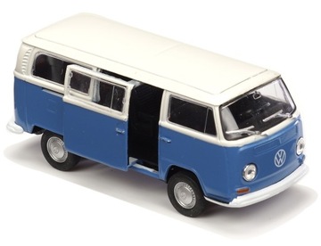 WELLY METALOWE AUTO VW VOLKSWAGEN T2 TRANSPORTER BUS VAN OTWIERANE DRZWI