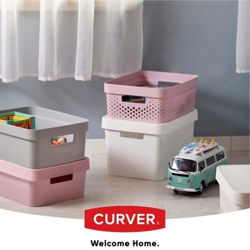 КОНТЕЙНЕР CURVER С КРЫШКОЙ 11 Л РОЗОВЫЙ