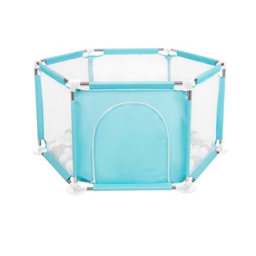 ШЕСТИГРАННАЯ РУЧКА, СУХОЙ БАССЕЙН ДЛЯ ДЕТЕЙ, 100 ШАРИКОВ