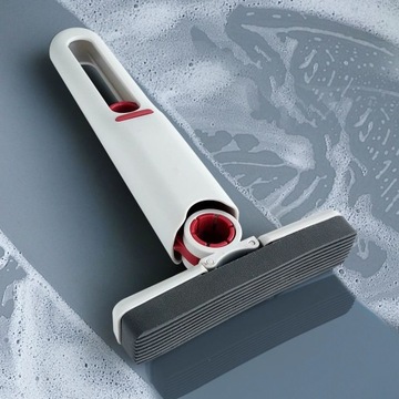 МИНИ-ШВАБРА С СОЕДИНИТЕЛЕМ, ПОРТАТИВНАЯ ДЛЯ МЫТЬЯ ОКОН, АВТОМАТИЧЕСКИЙ ПОГЛОЩАТЕЛЬ, СКЛАДНАЯ