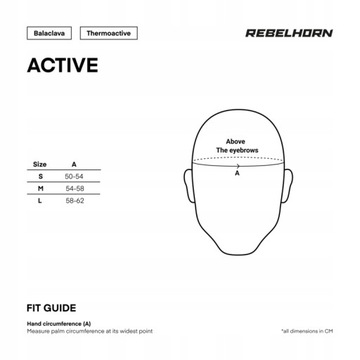 REBELHORN THERMOACTIVE BACLAVALAVA ACTIVE ЧЕРНЫЙ М