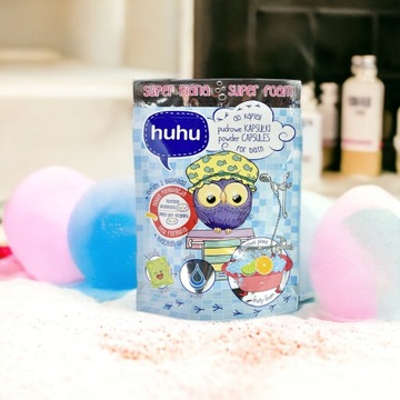 Жидкость для ванн в капсулах для детей фруктовая FOAM XXL, 6 шт, серия HUHU