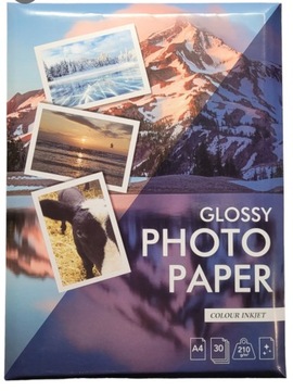 Papier fotograficzny A4 30ark. 210 g/m² błyszczący