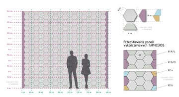 Стеновые панели HONEYCOMB с шестигранной обивкой