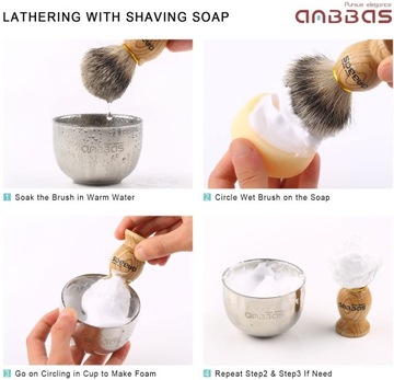 Набор помазков для бритья Pure Badger