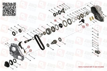 Комплект пластиковых деталей (подходит для BMW ATC13)