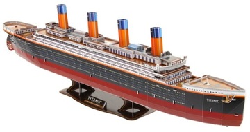 Puzzle Przestrzenne 3D Titanic Duży Okręt Statek 116 Elementów 81 cm