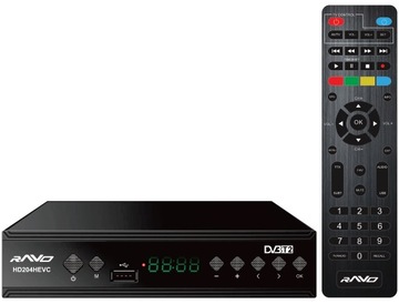 DVB-T2 TUNER HD204 HEVC DEKODER HD H.265/HEVC
