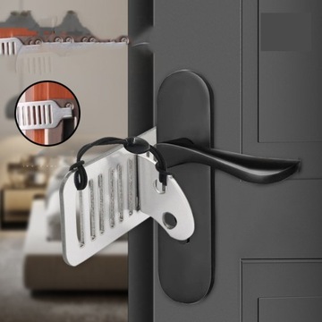 2× ДВЕРНОЙ ЗАМОК ДЛЯ ОТЕЛЯ Прочный туристический противовзломный ЗАМОК