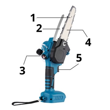 РУЧНАЯ ЦЕПНАЯ ПИЛА Аккумуляторная 1000ВТ ДЛЯ САДОВЫХ ВЕТОК