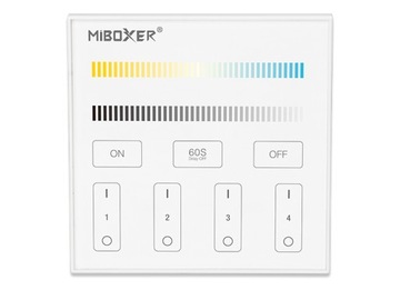 4-зонная настенная панель MILIGHT LED MONO CCT B2