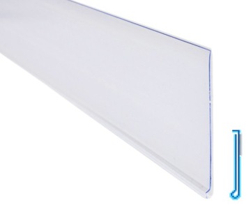 LISTWY CENOWE SAMOPRZYLEPNE BIAŁE 60X988MM - 10SZT