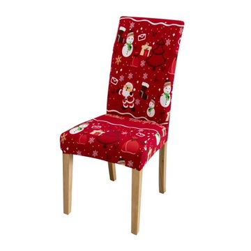 4 шт. Чехлы на стулья для Деда Мороза, Рождественского снеговика