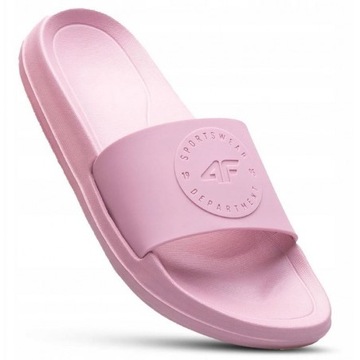 KLAPKI 4F DAMSKIE BASENOWE SPORTOWE OBUWIE WYGODNE WSUWANE - RÓŻOWE r. 36