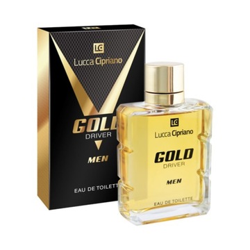 WODA TOALETOWA LUCCA CIPRIANO GOLD DRIVER 100 ML MEN MĘSKA