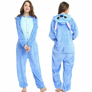 PIŻAMA STITCH STICH DRES ONESIE KIGURUMI KOMBINEZON - XL