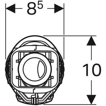 СЛИВНОЙ КЛАПАН GEBERIT DOUBLE IMPULSE BASIC
