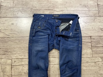 JACK&JONES BOXY LOOSE FIT Spodnie Męskie Jeans IDEAŁ W33 L32 pas 88 cm