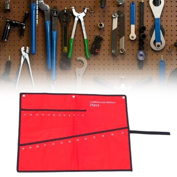 Сумка для ключей. Простота в использовании. Прочный сворачивающийся органайзер для сумок для инструментов. 25 карманов