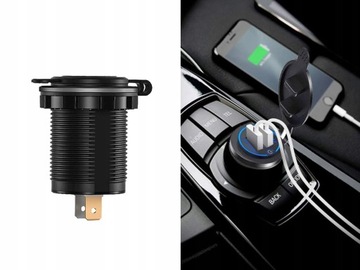 АВТОМОБИЛЬНОЕ ЗАРЯДНОЕ УСТРОЙСТВО АВТОМОБИЛЬНЫЙ БЛОК ПИТАНИЯ USB QC 3.0