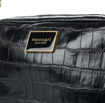 СТЕГАНАЯ СУМКА MESSAGE, ЧЕРНАЯ MONNARI