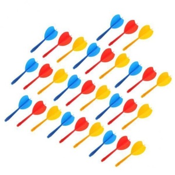 4x30 Wielokolorowy plastikowy zestaw do