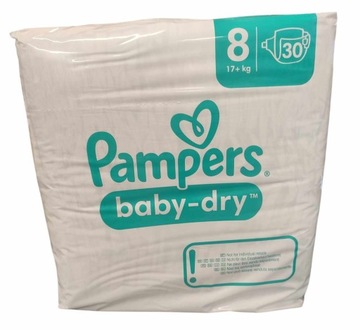 PAMPERS BABY-DRY PIELUSZKI 8 17+KG 30SZT 7A17