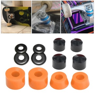 .2x Skateboard Bushing Sets Spare Parts Rebuild Kit