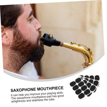 4 листа зубных подушечек для саксофона, подушечки для тенор-саксофона, нашивки для саксофона